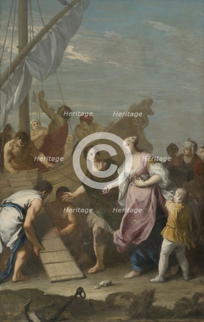 The embarkation of Helen of Troy.