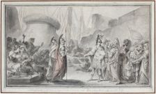 The embarkation of Louis IX from Aigues-Mortes