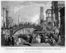 The Embarkation of the Doge of Venice to Marry the Sea 1829.Artist: William Cooke