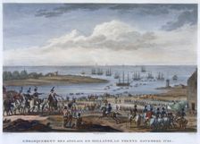 The Embarkation of the English in Holland, 30 November 1799 Creator: Louis Francois Couche