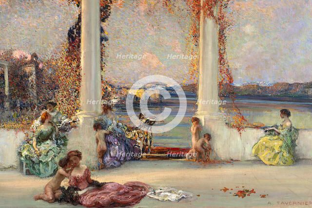 The Embarkation for Cythera. Creator: Tavernier, Andrea (1858-1932).