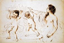 The Emblem of the City of Bologna, 1625-1629. Artist: Guercino