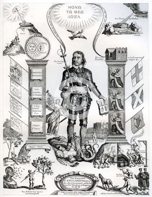 'The Embleme of England's Distractions', 1658, (1899).  Creator: Unknown.