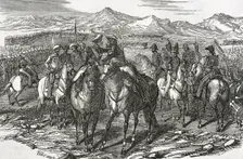 The Embrace of Vergara, (August 31, 1839), 1853. Creators: Miranda, Bernardo Rico