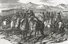 The Embrace of Vergara, (August 31, 1839), 1853. Creators: Miranda, Bernardo Rico