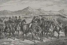 "The Embrace of Vergara" (August 31, 1839), 1879. Creator: Unknown