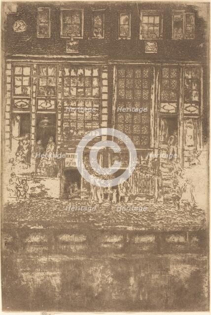 The Embroidered Curtain, 1889. Creator: James Abbott McNeill Whistler.