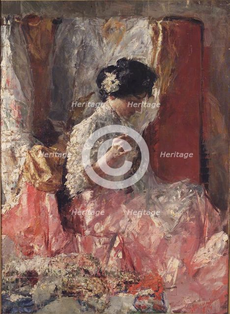The Embroideress.