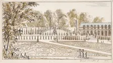 The embroidery parterre of la Maison du Tillet in Saint-Cloud. Creator: Israel Silvestre