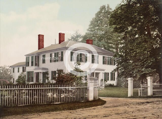 The Emerson House, Concord, c1900. Creator: Unknown.