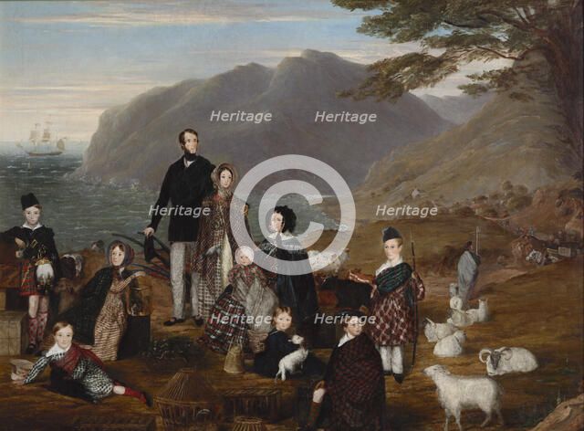 The emigrants, 1844. Creator: William Allsworth.