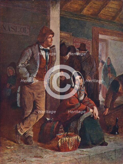 'The Emigrants', 1864 (1906). Artist: Unknown.