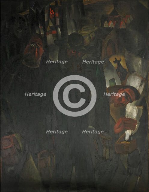 The Emigrants. Artist: Van den Berghe, Frits (1883-1939)