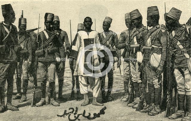 'The Emir Mahmud Under Guard', 1898, (c1900).  Creator: Unknown.