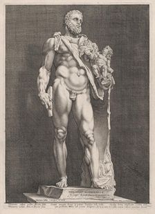The Emperor Commodus as Hercules, 1592., 1592. Creator: Hendrik Goltzius