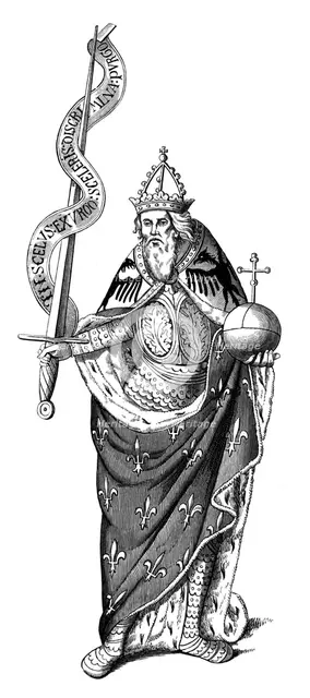 The Emperor Charlemagne (742-814), 1849. Artist: Unknown