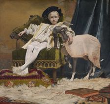 The Emperor Charles V as a child, 1879. Creator: Jan Van Beers