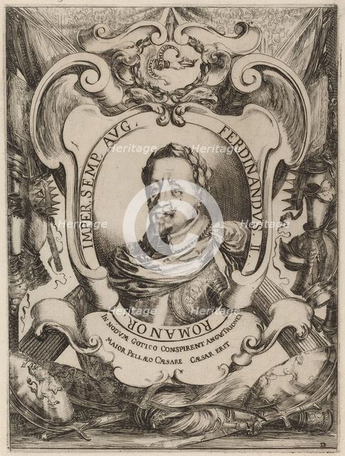 The Emperor Ferdinand II, 1637. Creator: Stefano della Bella.