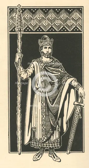 'The Emperor Henry II, The Holy (1002-1024)', 1924. Creator: Herbert Norris.
