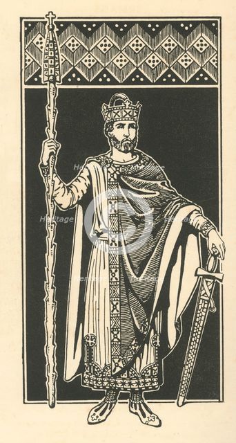 'The Emperor Henry II, The Holy (1002-1024)', 1924. Creator: Herbert Norris.