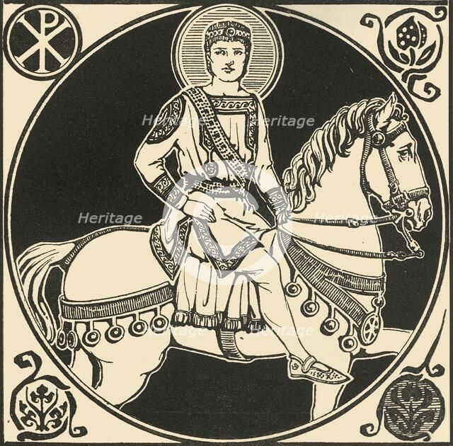 'The Emperor Justinian', 1924. Creator: Herbert Norris.