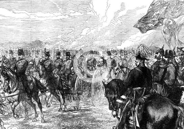 The Emperor of Russia at Woolwich, 1874. Creator: Unknown.
