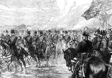 The Emperor of Russia at Woolwich, 1874. Creator: Unknown