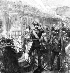 The Emperor of Russia leaving Dover, 1874. Creator: Unknown