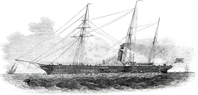 The Emperor of Russia's Steam-Yacht "Peterhoff", 1850. Creator: Unknown.