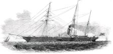 The Emperor of Russia's Steam-Yacht "Peterhoff", 1850. Creator: Unknown