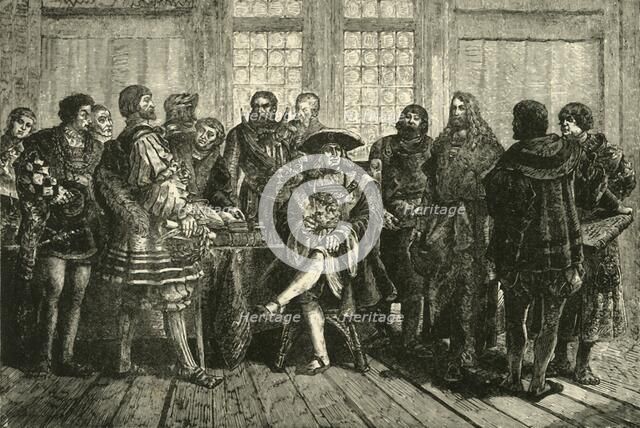 'The Emperor Maximilian Surrounded By The Most Illustrious of His Contemporaries (1508-1519)', 1890. Creator: Unknown.