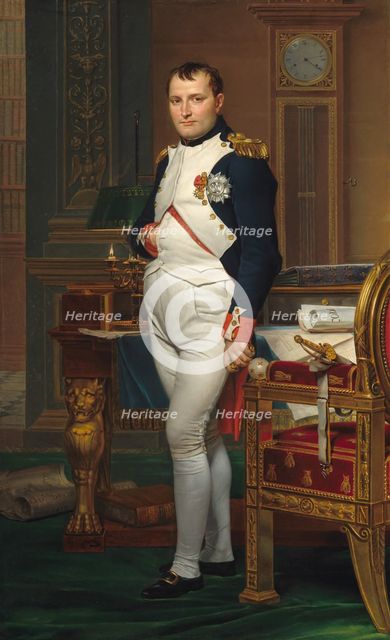 The Emperor Napoleon in His Study at the Tuileries, 1812. Creator: Jacques-Louis David.