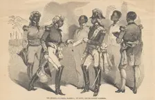 The Emperor Soulouque, Faustin I., of Haiti, and his Cabinet Ministers, 1859. Creator: Unknown