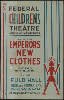 The Emperor's New Clothes, Newark, NJ, 1937. Creator: Unknown