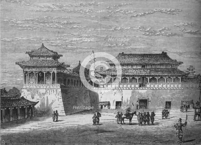 'The Emperor's Palace, Pekin', c1880. Artist: Unknown.