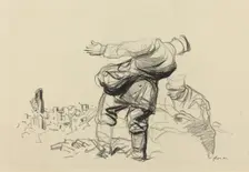 The Empire Destroys, The Republic Pays, probably 1918. Creator: Jean Louis Forain