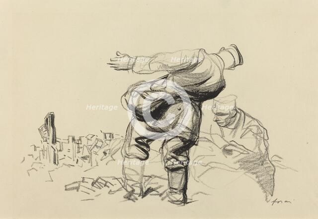 The Empire Destroys, The Republic Pays, probably 1918. Creator: Jean Louis Forain.