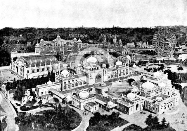 The Empire of India Exhibition, at Earl's Court, Kensington, 1895. Creator: P Naumann.
