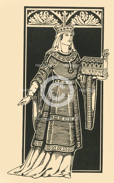 'The Empress Cunigunda, (1002-1024)', 1924. Creator: Herbert Norris.
