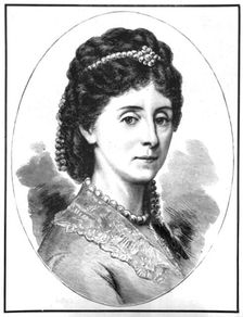 'The Empress Augusta of Germany from an early photograph 1890. Creator: F. Jamrath & Son