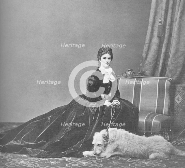 The Empress Elisabeth of Austria  , 1865.
