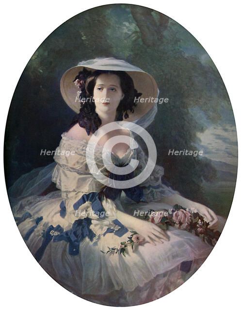 'The Empress Eugenie', 19th century, (c1920). Artist: Franz Xaver Winterhalter
