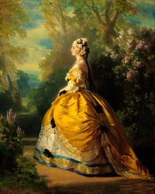 The Empress Eugénie (Eugénie de Montijo, 1826-1920, Condesa de Teba), 1854. Creator: Franz Xaver Winterhalter