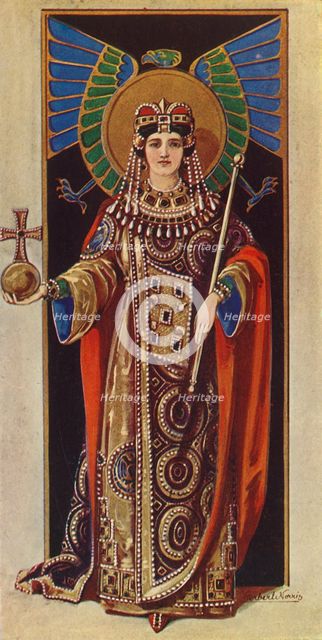 'The Empress Irene (A.D. 797-802)', 1924. Creator: Herbert Norris.