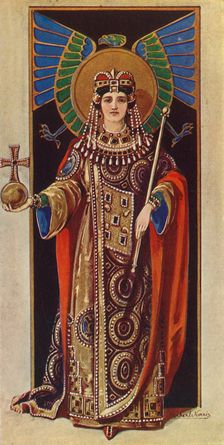 The Empress Irene (A.D. 797-802) 1924. Creator: Herbert Norris