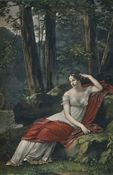 The Empress Josephine in the Park at Malmaison 1809, (1896)
