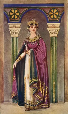 The Empress Theodora - Sixth Century, A.D. 1924. Creator: Herbert Norris
