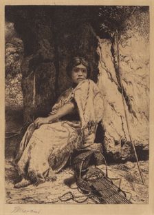 The Empty Cradle, 1878. Creator: Thomas Moran