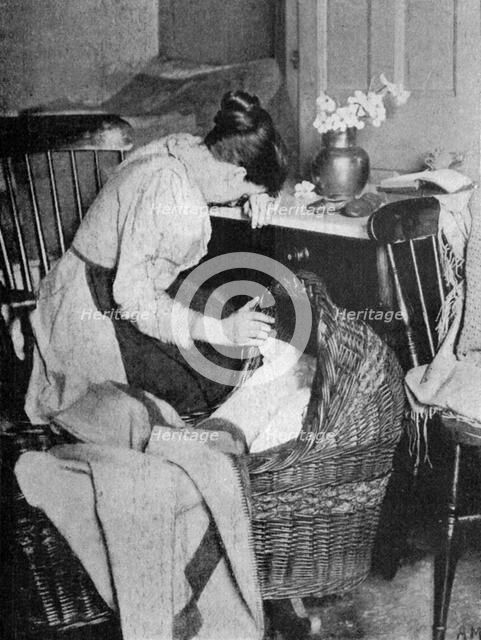 'The Empty Cradle', 1900. Artist: Unknown