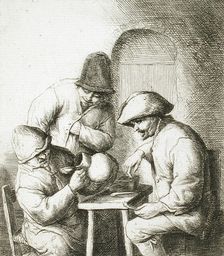 The Empty Jug, c1653. Creator: Adriaen van Ostade